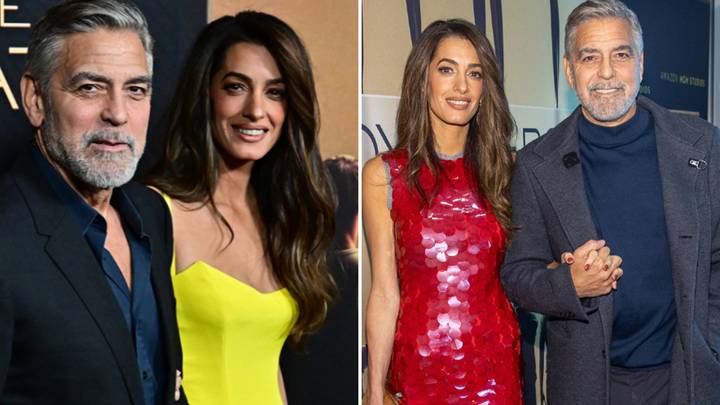 George Clooney says he's 'embarrassed' by wife Amal's red carpet looks