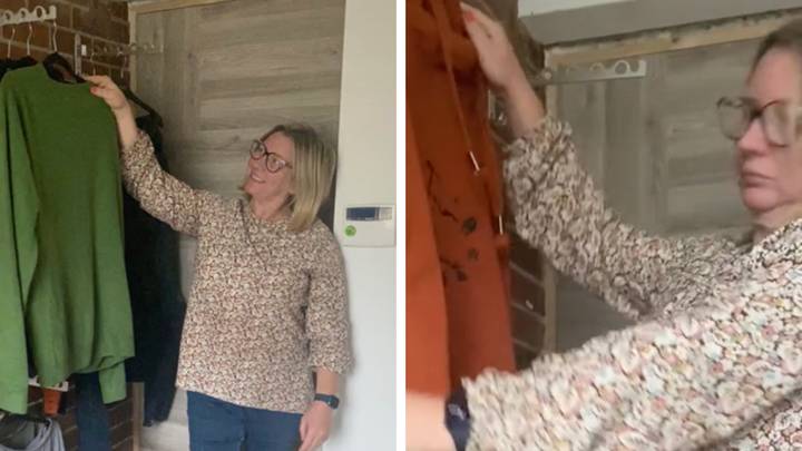 Mum shares how she dries her washing indoors without using tumble dryer