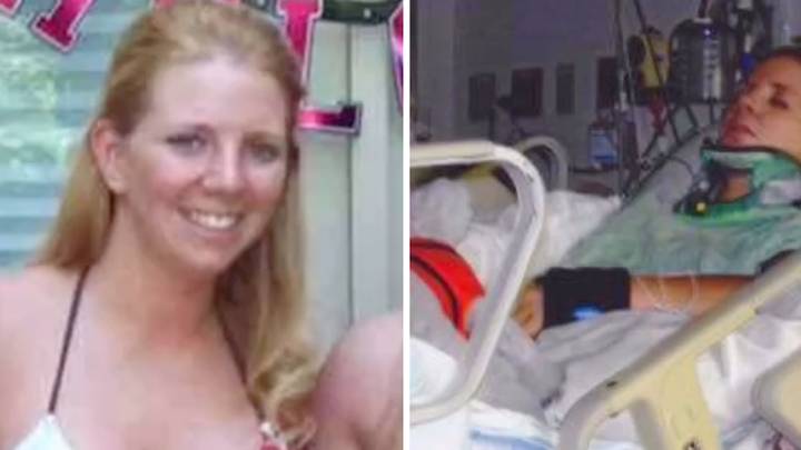 Woman who was paralysed after friend pushed her into pool says she'll 'never get over it'