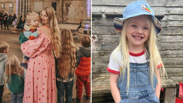 Mum of five boys forced to defend her sons' waist-long blonde hair