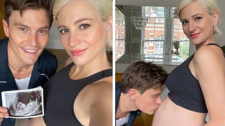 Pixie Lott announces she's expecting her first child with husband Oliver Cheshire