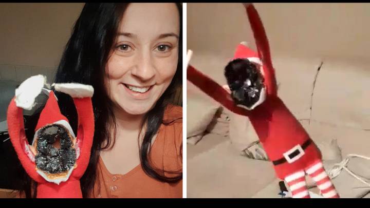 Mum accidentally melts face off Elf on the Shelf with simple mistake