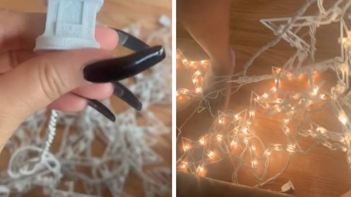People are just learning how to quickly fix Christmas lights after they stop working