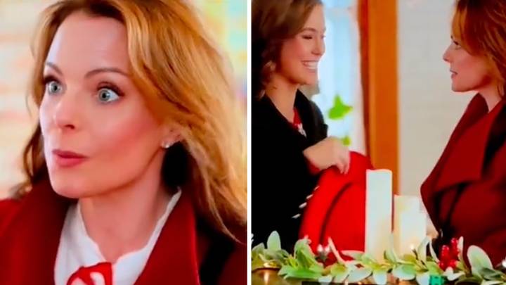 Hallmark has made two different Christmas movies from the same film footage