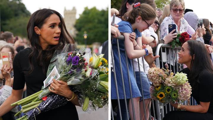 Meghan Markle's sweet comment to aide after meeting the Queen's mourners
