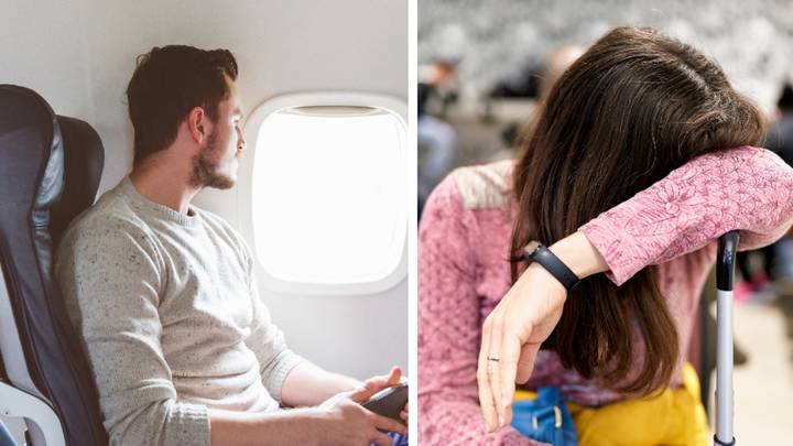 Woman left furious after husband boards plane without her and leaves her at airport