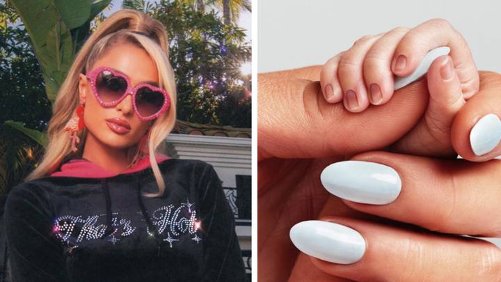 Fans accuse Paris Hilton of editing photo of newborn baby