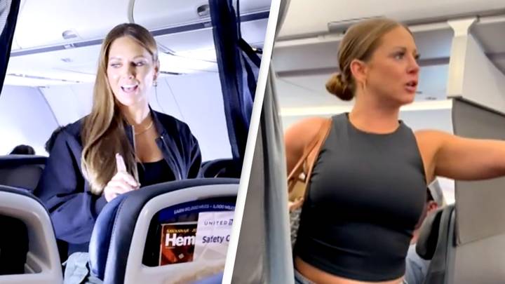 Viral 'not real' plane lady boards flight for first time since meltdown