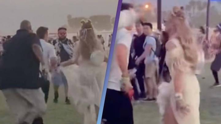 People Can't Stop Laughing At Video Of Paris Hilton's Bodyguard Chasing Her At Coachella