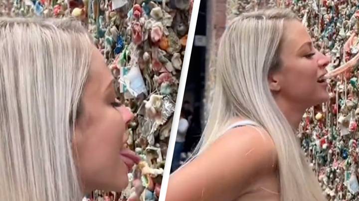People 'disgusted' after woman records herself 'licking' Seattle gum wall
