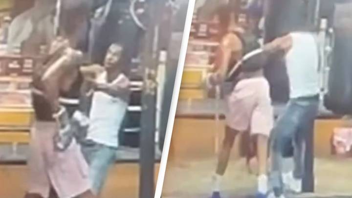 Rapper Blueface stabbed by stranger in middle of workout at gym