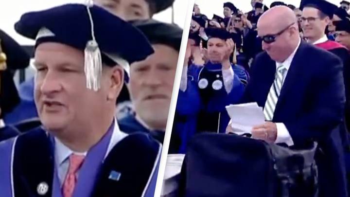Billionaire gives away millions as he hands $1,000 in cash to each graduate at ceremony