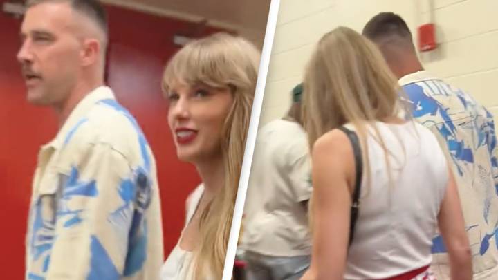 Taylor Swift and Travis Kelce intensify dating rumors as they're seen leaving NFL game together