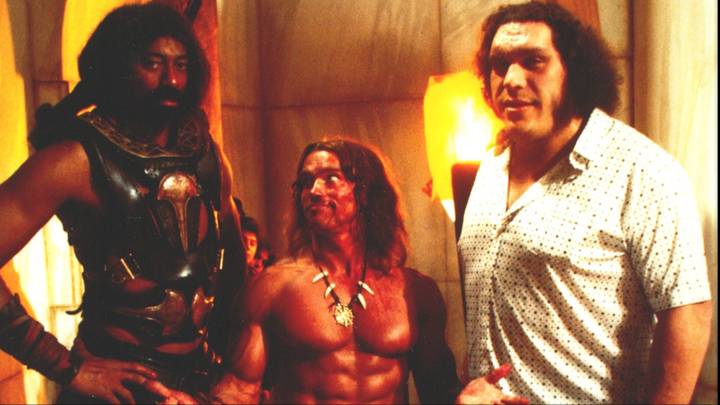 Arnold Schwarzenegger 'looks like a child' in picture between Wilt Chamberlain and Andre the Giant