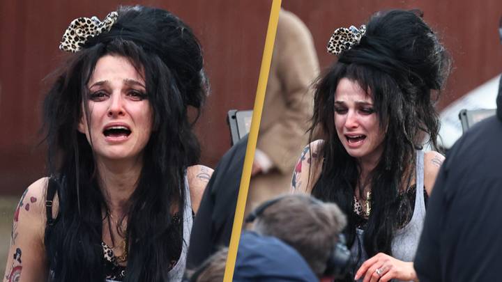 New set photos from Amy Winehouse biopic have people calling for it to be boycotted