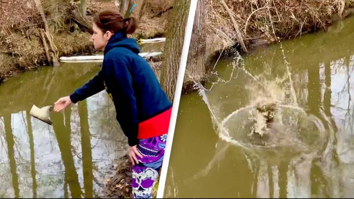 Grim video shows scale of contamination of Ohio's water after it was declared 'safe to drink'