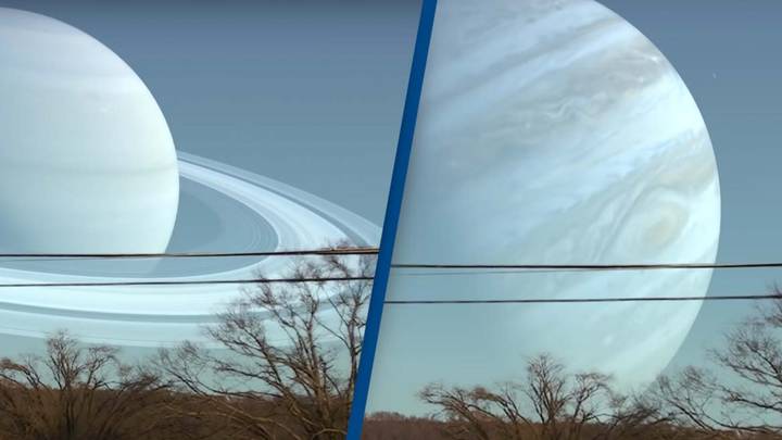 Video shows what planets would look like if they were closer to Earth