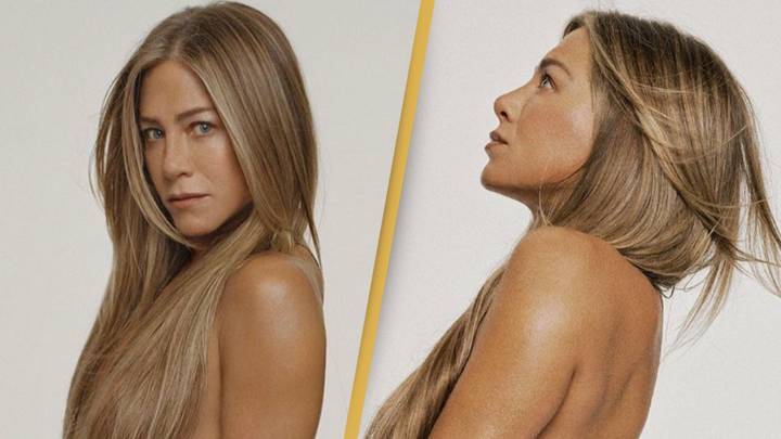 Jennifer Aniston strips off and says she 'doesn't f****** care' after going through 'hard s***'