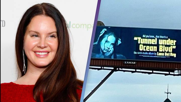 Lana Del Rey only used one billboard to promote her new album and put it in her ex's hometown