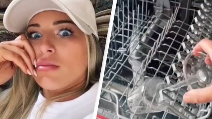 People mindblown after woman discovers secret feature inside dishwashers
