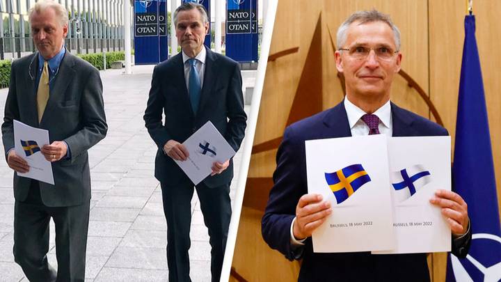 Finland And Sweden Submit Their Applications To Join NATO