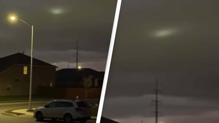 People baffled by 'unexplainable' video of 'UFO hovering in night sky'