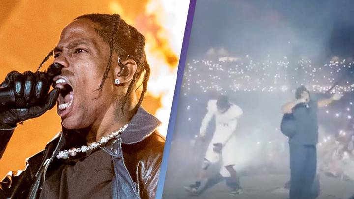 Chaos erupts at Travis Scott concert with Kanye West leading to 60 fans injured