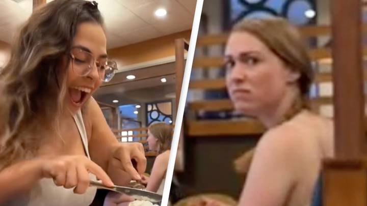 Woman's reaction to TikToker filming video while eating meal at restaurant has gone viral
