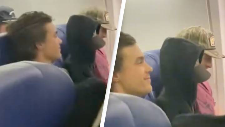 Man uses sneaky trick to stop other people sitting next to him on plane