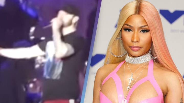 Eminem asked everyone at music festival if they think 'he should date Nicki Minaj'