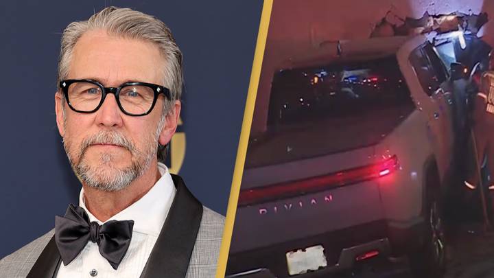 Succesion's Alan Ruck crashes his car into Hollywood pizza restaurant
