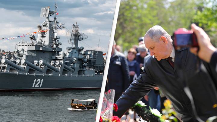 Families Of Sailors Aboard Sunk Russian Flagship Defy Putin's Censorship With Memorial