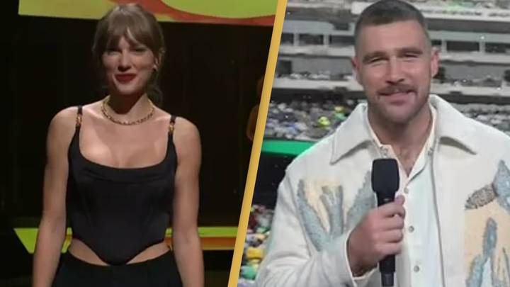 Taylor Swift and Travis Kelce make surprise SNL appearance