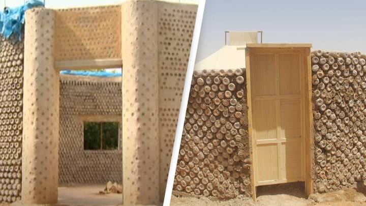 Nigerians are building earthquake-proof homes with plastic bottles that are much stronger than bricks