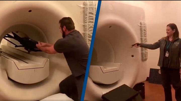 Shocking video shows why metal isn’t allowed in an MRI scanner