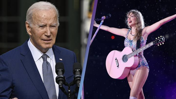 Joe Biden awkwardly mixes up Taylor Swift for Britney Spears during speech