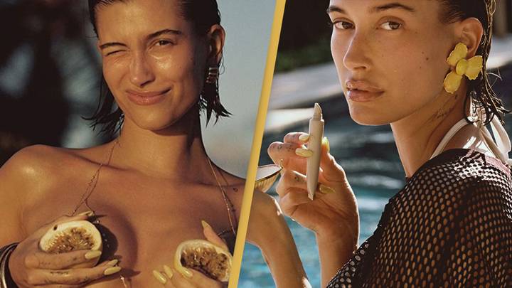 Hailey Bieber cops a social media roasting for ‘confusing’ naked bikini campaign