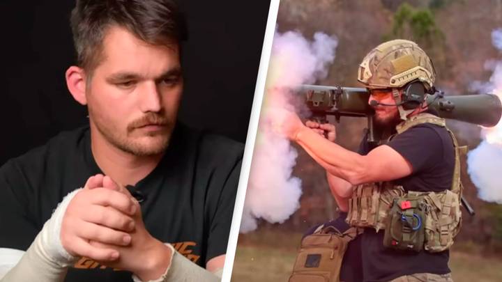 Man injured after rocket launcher exploded in his face speaks out on the horrifying experience