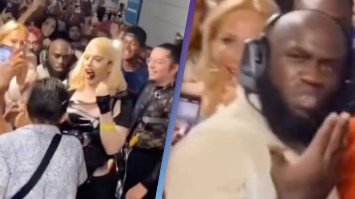 Security guard mistakes drag queen for Lady Gaga on her Chromatica tour