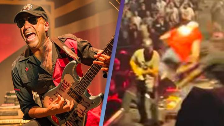 Rage Against The Machine’s Tom Morello Tackled By Security During Concert