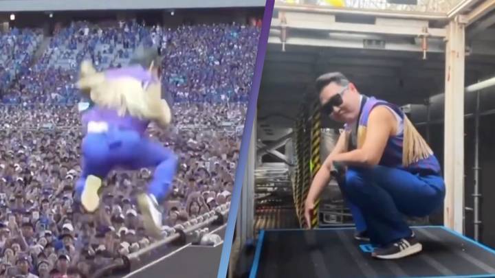 People shocked by video showing what happens beneath the stage before a singer jumps out