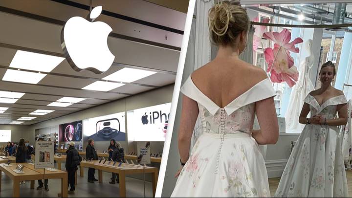 Apple gives explanation on ‘cursed’ wedding dress reflection after it’s compared to something from Black Mirror