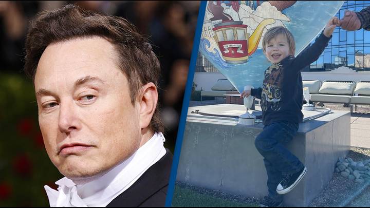 Elon Musk says a 'crazy stalker' climbed onto a car carrying his son X Æ A-12