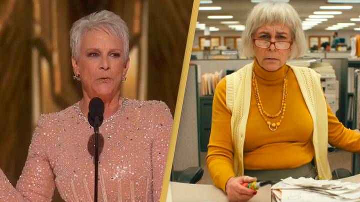 Jamie Lee Curtis wins her first ever Oscar and gives emotional speech