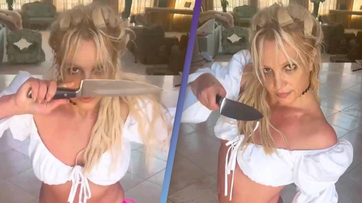 Britney Spears breaks silence after cops perform wellness check over concerning knives video