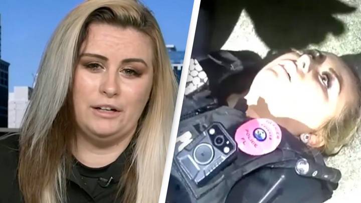 Police officer who overdosed during traffic stop opens up about her near-death experience