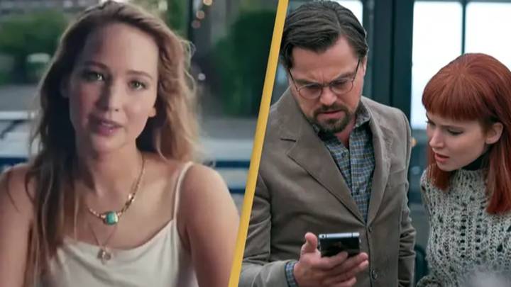 Jennifer Lawrence admitted her frustration at being paid $5m less than Leonardo DiCaprio for Don’t Look Up