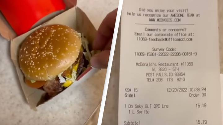 Most expensive McDonald's quarter pounder sold in 2023 shows how unaffordable it's becoming