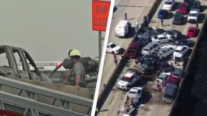 Seven killed after ‘super fog’ caused 158-car pile-up on Louisiana highway