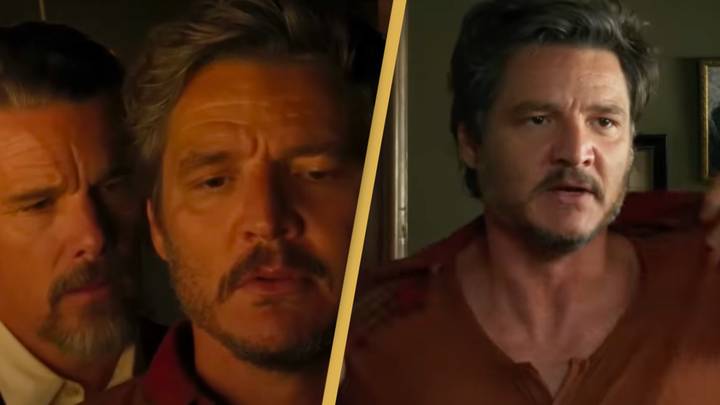 Pedro Pascal and Ethan Hawke are gay lovers in first trailer for new cowboy film
